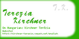 terezia kirchner business card